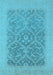 Oriental Light Blue Traditional Rug, urb783lblu