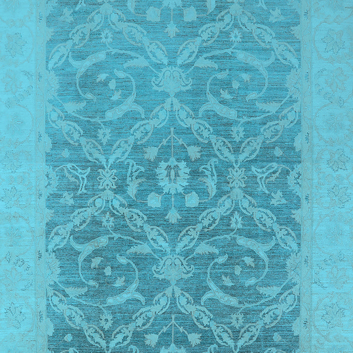 Oriental Light Blue Traditional Rug, urb783lblu