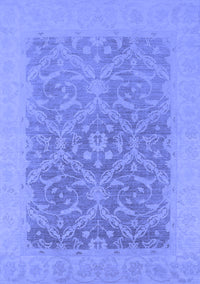 Oriental Blue Traditional Rug, urb783blu