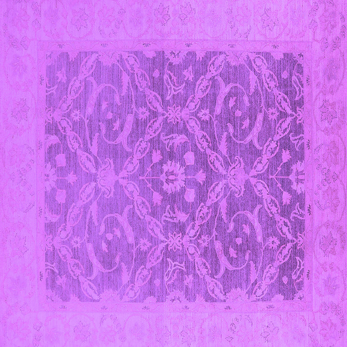 Square Oriental Purple Traditional Rug, urb783pur