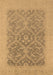 Oriental Brown Traditional Rug, urb783brn