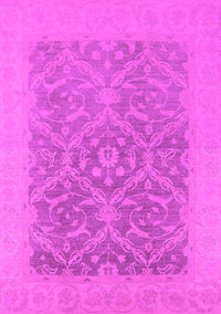 Oriental Pink Traditional Rug, urb783pnk