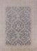 Mid-Century Modern Khaki Rose Pink Oriental Rug, urb783