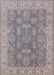 Mid-Century Modern Rosy Brown Pink Oriental Rug, urb784