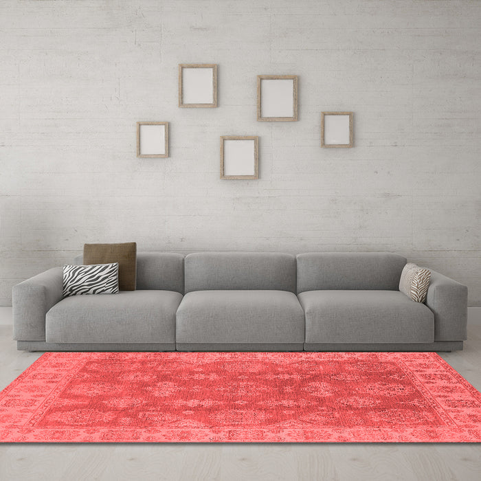 Traditional Red Washable Rugs
