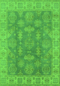 Oriental Green Traditional Rug, urb784grn