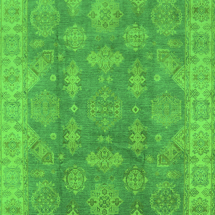 Oriental Green Traditional Rug, urb784grn