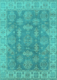 Oriental Turquoise Traditional Rug, urb784turq