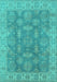 Oriental Turquoise Traditional Rug, urb784turq