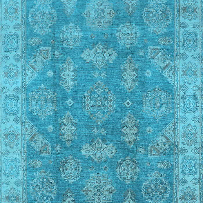 Oriental Light Blue Traditional Rug, urb784lblu