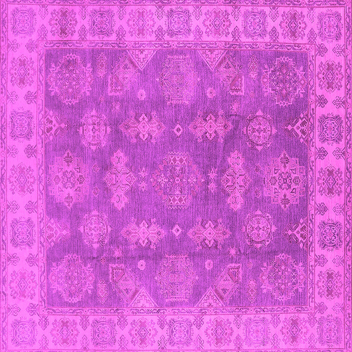 Square Oriental Pink Traditional Rug, urb784pnk