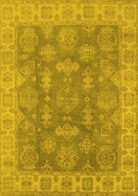 Oriental Yellow Traditional Rug, urb784yw