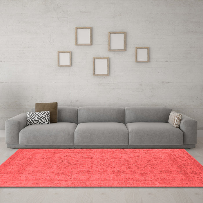 Traditional Red Washable Rugs
