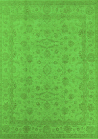 Oriental Green Traditional Rug, urb785grn