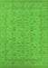 Oriental Green Traditional Rug, urb785grn