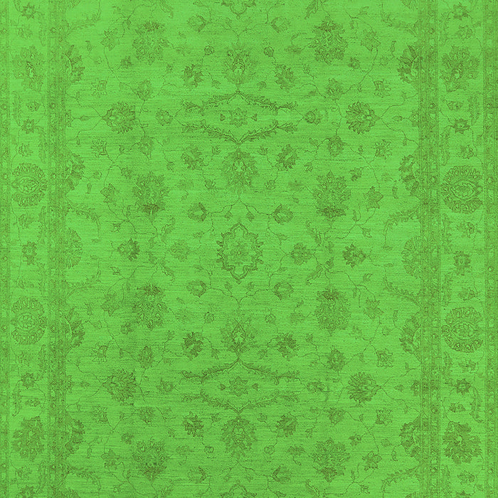 Oriental Green Traditional Rug, urb785grn