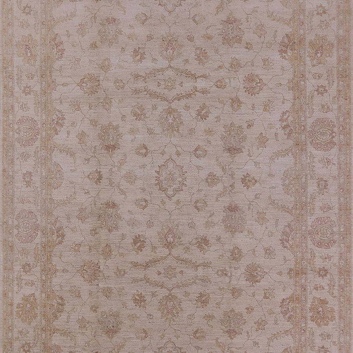 Mid-Century Modern Dark Almond Brown Oriental Rug, urb785