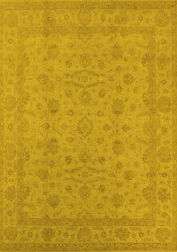 Oriental Yellow Traditional Rug, urb785yw