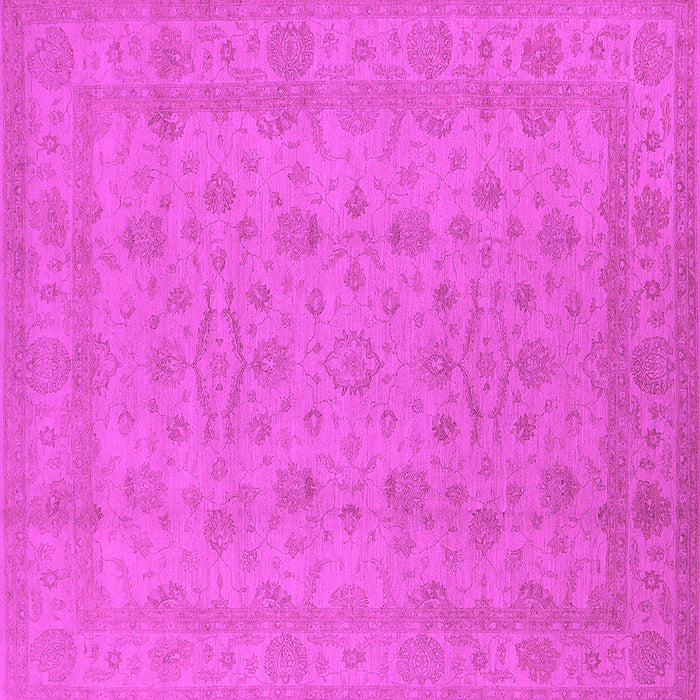 Square Oriental Pink Traditional Rug, urb785pnk