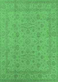 Oriental Emerald Green Traditional Rug, urb785emgrn
