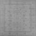 Square Oriental Gray Traditional Rug, urb785gry