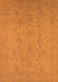 Oriental Orange Traditional Rug, urb786org