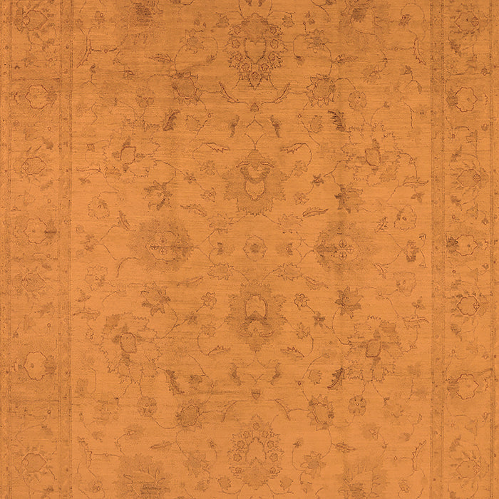 Oriental Orange Traditional Rug, urb786org
