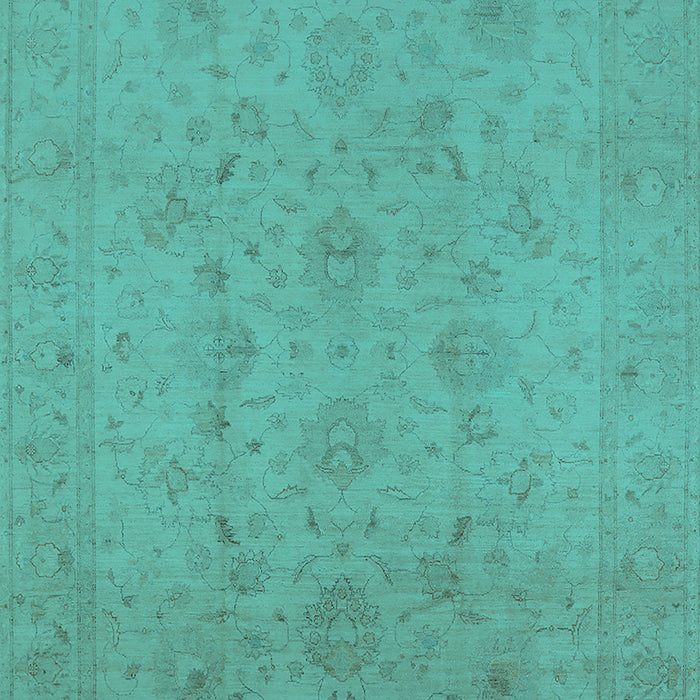 Oriental Turquoise Traditional Rug, urb786turq