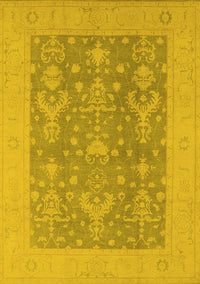 Oriental Yellow Traditional Rug, urb787yw