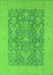 Oriental Green Traditional Rug, urb787grn