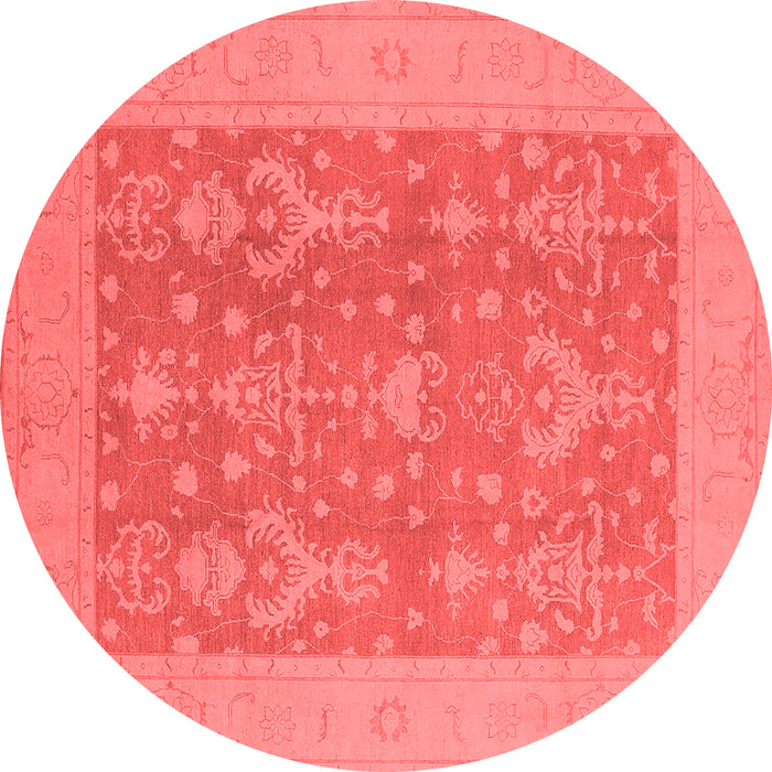 Machine Washable Oriental Red Traditional Rug, wshurb787red