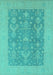 Oriental Turquoise Traditional Rug, urb787turq