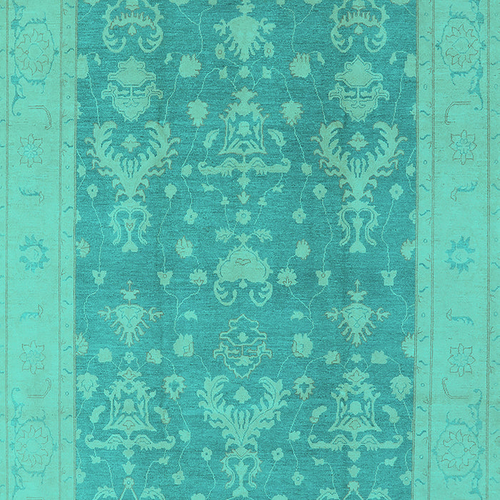 Oriental Turquoise Traditional Rug, urb787turq