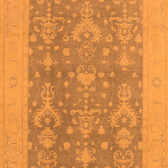 Oriental Orange Traditional Rug, urb787org