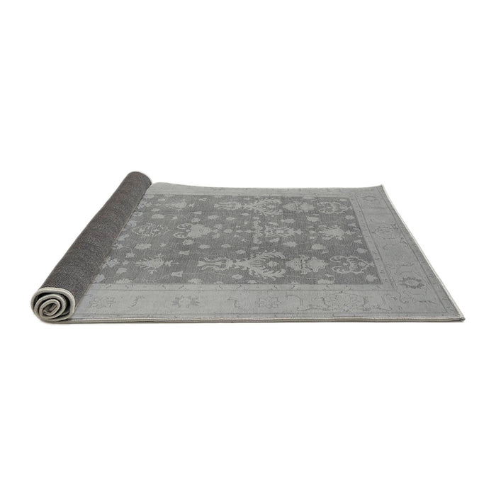 Sideview of Oriental Gray Traditional Rug, urb787gry