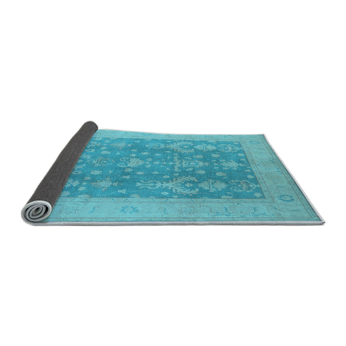 Sideview of Oriental Light Blue Traditional Rug, urb787lblu