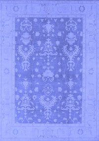 Oriental Blue Traditional Rug, urb787blu