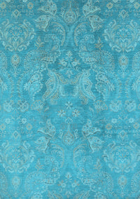 Oriental Light Blue Industrial Rug, urb788lblu