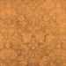 Square Oriental Orange Industrial Rug, urb788org