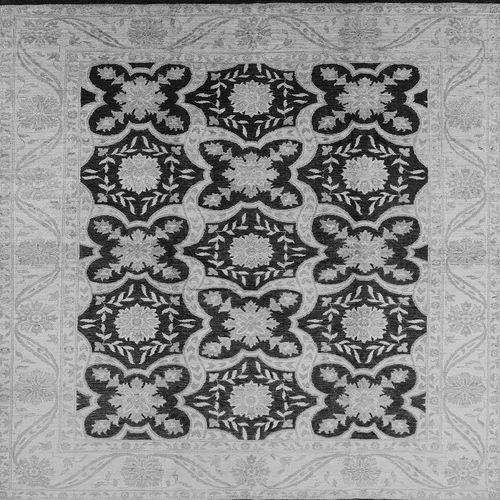 Square Oriental Gray Traditional Rug, urb789gry