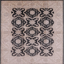 Square Machine Washable Industrial Modern Rose Pink Rug, wshurb789