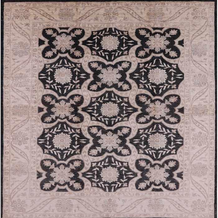 Square Machine Washable Industrial Modern Rose Pink Rug, wshurb789