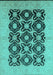 Oriental Turquoise Traditional Rug, urb789turq