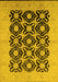 Oriental Yellow Traditional Rug, urb789yw