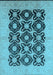 Oriental Light Blue Traditional Rug, urb789lblu