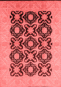 Oriental Red Traditional Rug, urb789red