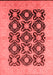 Oriental Red Traditional Area Rugs