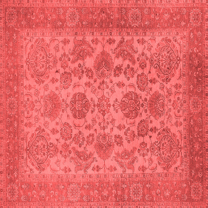 Machine Washable Oriental Red Industrial Rug, wshurb790red