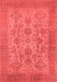 Oriental Red Industrial Area Rugs