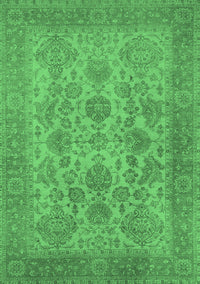 Oriental Emerald Green Industrial Rug, urb790emgrn